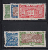Iceland #144-8 Mint\Hinged VF